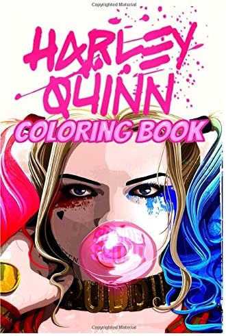 Harley Quinn Coloring Book: harley quinn, joker, dc, poison ivy, birds of prey, batman, superhero, dcuharleyquinn, dc universe, margot robbie, 2020, ... spiderman, ironman, captain america, aveng