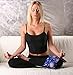 Nature's Approach Basic Herb Pack Rice Heating Pad Microwavable Reusable Heat Pack with Herbal Aromatherapy Fill, Freezer and Microwave Safe for Hot and Cold Therapy, Celestial Black