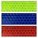 GOTOONE Reflective Tape Stickers (3 Pack) Diamond Grade Warning Conspicuity Tapes Waterproof 0.4 x 26 Feet Multicolored