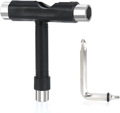 YOUSHARES Skateboard Tool T-Bone Roller Tool 3-socket 9 13 14 mm