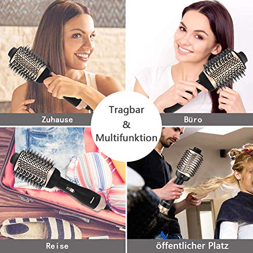 Aibesser-Haartrockner-5-In-1-Upgrade-Multifunktions-Warmluftbrste-Hair-Dryer-Volumizer-Heiluftbrste-Negativer-Lonic-Fhnbrste-Stylingbrsten-Heiluftkamm-Haargltter-Brste-fr-Alle-Styling