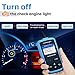 OBD2 Scanner Check Engine Code Reader Read Clear Codes, View Freeze Frame, Turn Off Check Engine Light, Pass Emission Test, Read Vehicle Information