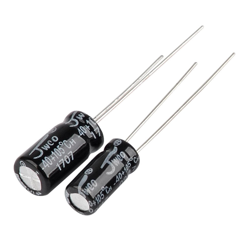 QLOUNI 500pcs Kit Surtido de Condensadores Electrolíticos 24 ...