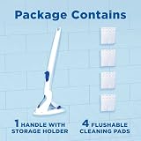 Topest Toilet Dock Fresh Brush with Holder Starter Kit 1 Handle 4 Refills view 7