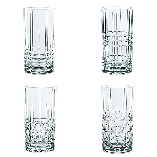 Nachtmann 4-teiliges Longdrink-Set, Kristallglas, 445 ml, Highland, 0097784-0