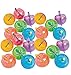 Kidsco Spinning Tops with Glitter 1 5/8