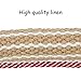 HBuir 2 Handles Dog Jute Training Bite Tugs Toy Ropes,Small