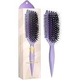 Bounce Curl Volume EdgeLift Brush, 5-in-1 Tool for Volumized, Defined Curls, Waves & Coils - Purple