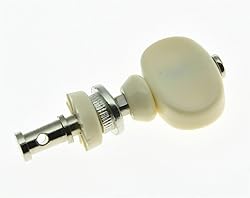 KAISH Set of 4 Nickel w/Ivory Buttons Ukulele