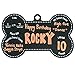 Dog Birthday Bone Shaped Reusable Chalkboard Sign / 7 1/2