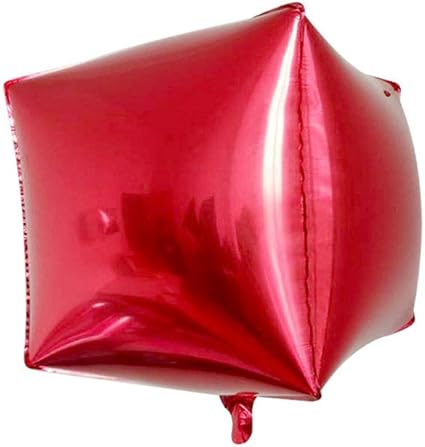 Toyvian 5pcs Cube Foil Balloons 24 