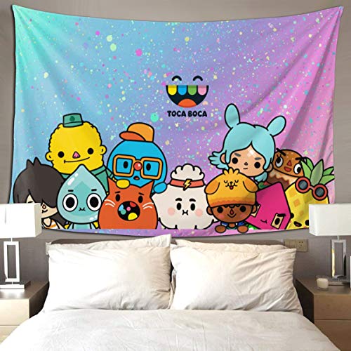 Uzila Toca Boca Tapestry Wall Art Room Decor for Living Room Bed Room