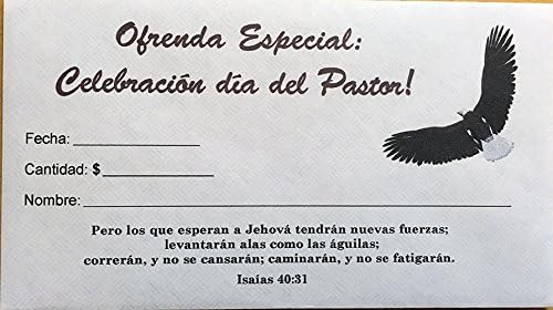 Amazon Com Ofrenda Dia Del Pastor Caja De 200 Unidades