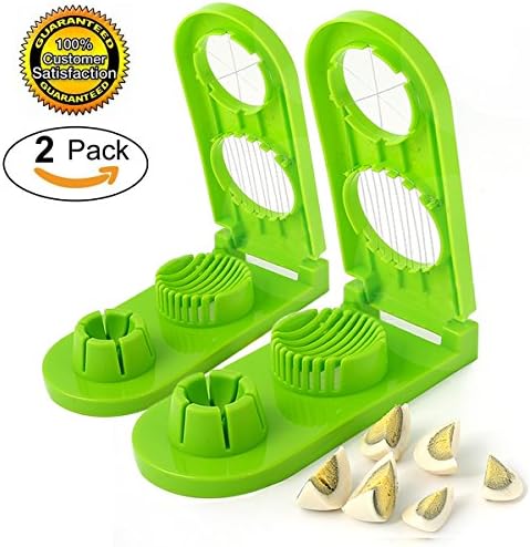 Egg Slicer Cutter 2 Pack with 2 Molds - iWeller.