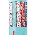 Wrapping Paper Storage & Gift Wrap Organizer - Fits Up To 20 Long 40” Rolls - Clear Window to See Inside - Section for Storing Ribbon, Bows, Tags & Tape - Keep Your Essentials Organized