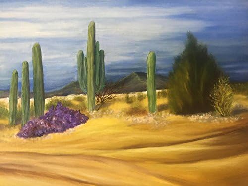 Desert - 100% Hand Painted Original Art Wall Painting - Ready to Hang