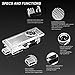 Car Door LED Light Logo HD Projector Ghost Shadow Welcome Lights Low Consumption Shadow Lights for BMW Series (4 Pack)
