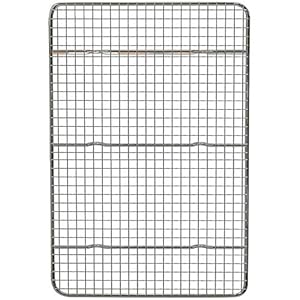 tellaLuna Cooling Rack and Baking Rack, Fits Quarter Sheet Pan, Steel, Wire Baking Cookie Bacon Racks for Oven 40X30cm