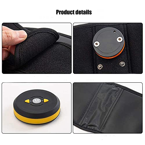 VOOADA Waist Trainer Belt for Women and Men Smart Adjustable Body Shaping Lower Belly Fat Belt for Weight Loss Orange
