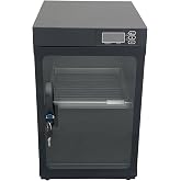 INTBUYING Camera Dry Cabinet 30L Electronic Dry Cabinet for Camera Lens Storage with Lock 2 Layers Intelligent Temperature Humidity LED Screen Noiseless