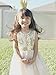 Cilucu Flower Girls Dresses Kids Birthday Party Dress Toddlers Sequin Tutu Dress Pageant Gown Sleeveless Gold