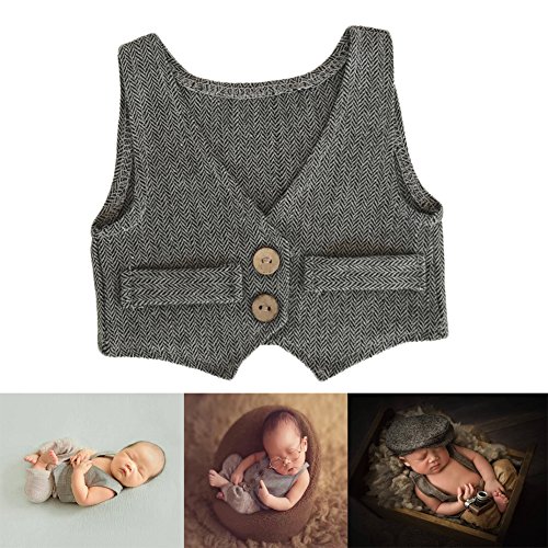 Baby Photography Props Boy Girl Photo Shoot Outfits Newborn Costume Infant Clothes Gentleman West