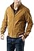 Landing Leathers Men's WWII Suede Leather Bomber Jacket - Camel Tall LT
