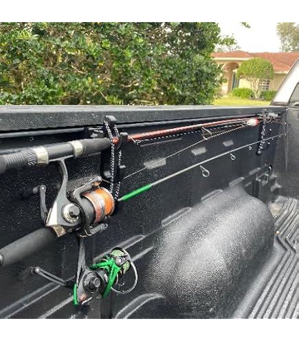 Fishing Rod Holder for Toyota Tacoma Bed Rail : Sports & Outdoors