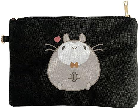 Big Fat HamsterMulti-purpose Canvas Zipper Makeup Bag