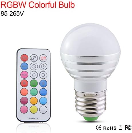 Led Light Bulbs Spotlight Lamp Magic Holiday Lighting + Ir Remote Controller Nature White Very Low Heat Generating, Besides Saving Power