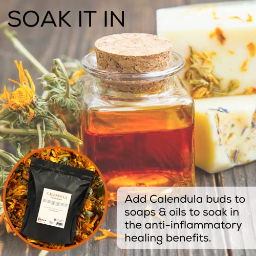 Dried Calendula Whole Flowers 1 Pound Edible Flowers Natural