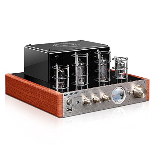 Nobsound MS-10D MKII Hybird Tube Amplifier with Bluetooth/USB/Headphone for Hifi