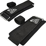 Lifting Straps & Wrist Wraps Functionality in 1 - StrapWrapz™ is for Weightlifting, Powerlifting & Cross Training for the Best Support -With Neoprene Padding -by Nordic Lifting-1 Year Warranty