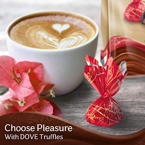 DOVE Dark Chocolate Truffles Candy Gift Bag, 5.31Ounce Bag (Pack of 4