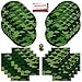 Military Army Camo Camouflage Happy Birthday Party Supplies Bundle Pack for 16 Plus Camoflage Dog Tag