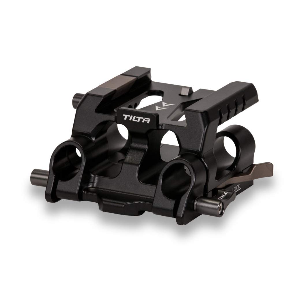 (Black) TILTA TA-BSP4-15-B/TA-T08-BSP-B 15mm LWS Baseplate for Tilta Sony FX3 RED Komodo Cage Rig