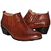 SHOE ARTISTS Bossman Brown 2 Inch Cuban Heel Ankle Boot