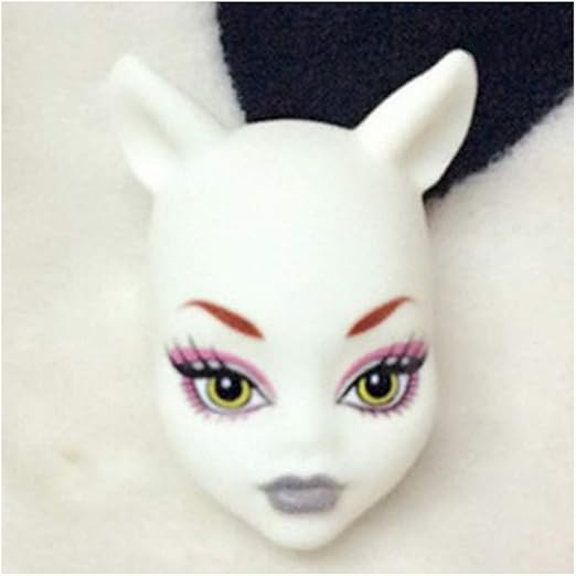 plastic doll makeup
