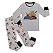 Big Boys' Dinosaur Pajamas 100% Cotton 2-Piece Toddler Clothes Set Children Sleepwear