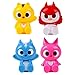 New Korean animated tv Series MINI FORCE Soft Toy 4Pcs - Animal Superhero Action Animation Comedy by Nice Toy