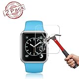 Live2Pedal - Apple Watch Screen Protector (38mm Series 3/2/1 Compatible) Full Coverage [2 Pack] Tempered Glass Screen Protector For Apple Watch 38 mm - HD Clear