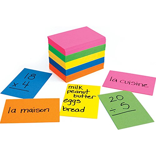 Hygloss Products Inc. Bright Flash Cards 3X9