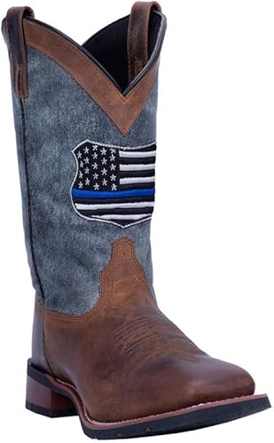 blue western boots