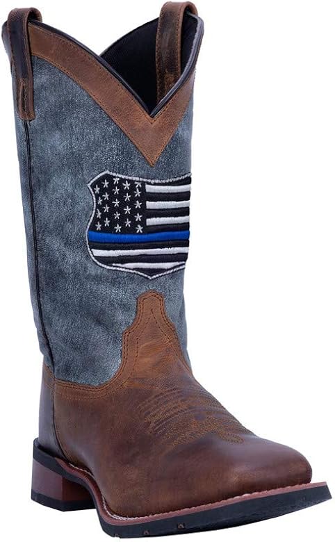 botas vaqueras azules para hombre