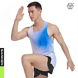 Sanken Men's Seamless Running Tank Tops Ultra