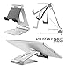 Nulaxy Tablet Stand, Adjustable Phone Holder Stand, Aluminum Tablet Holder Compatible with Smartphones/Tablets/Switch 4-12