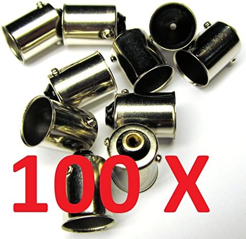 BA9s Bayonet Base 100 Pack Car LED Light Lamp Bulb Socket Base Adapter 44 55 57
