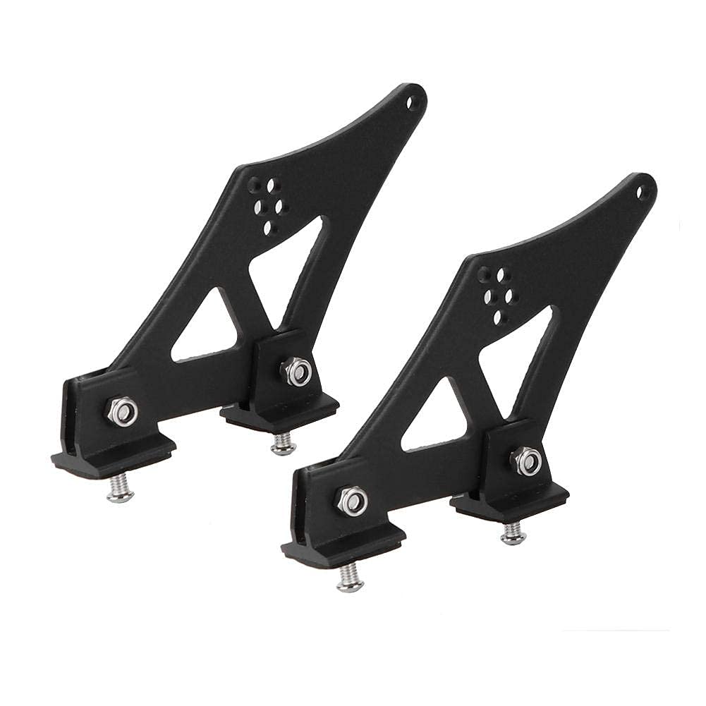 spoiler mount ◈ Spoiler Mount Brackets, Akozon 5" Universal Car CNC Aluminum Alloy Rear Wing Trunk Racing Tail Spoiler Legs Mount Brackets (Black)