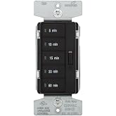 Eaton PT18M-BK 1800W 15 Amp 5-Button Minute Timer with Off Single-Pole, Black