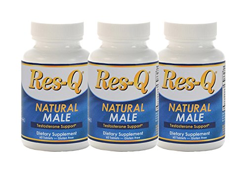 Res-Q Natural Male Testosterone, 60 tablets, 3-Pack